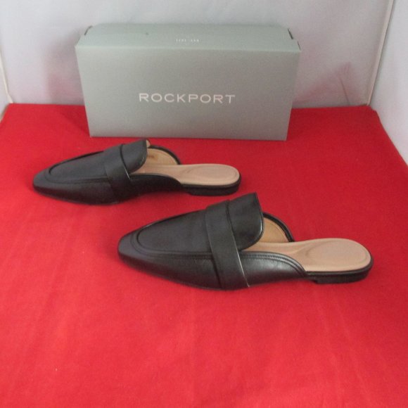 Rockport Shoes - ROCKPORT Women's Total Motion Laylani Slide Loafers Black - US Size 7 M  -  #644